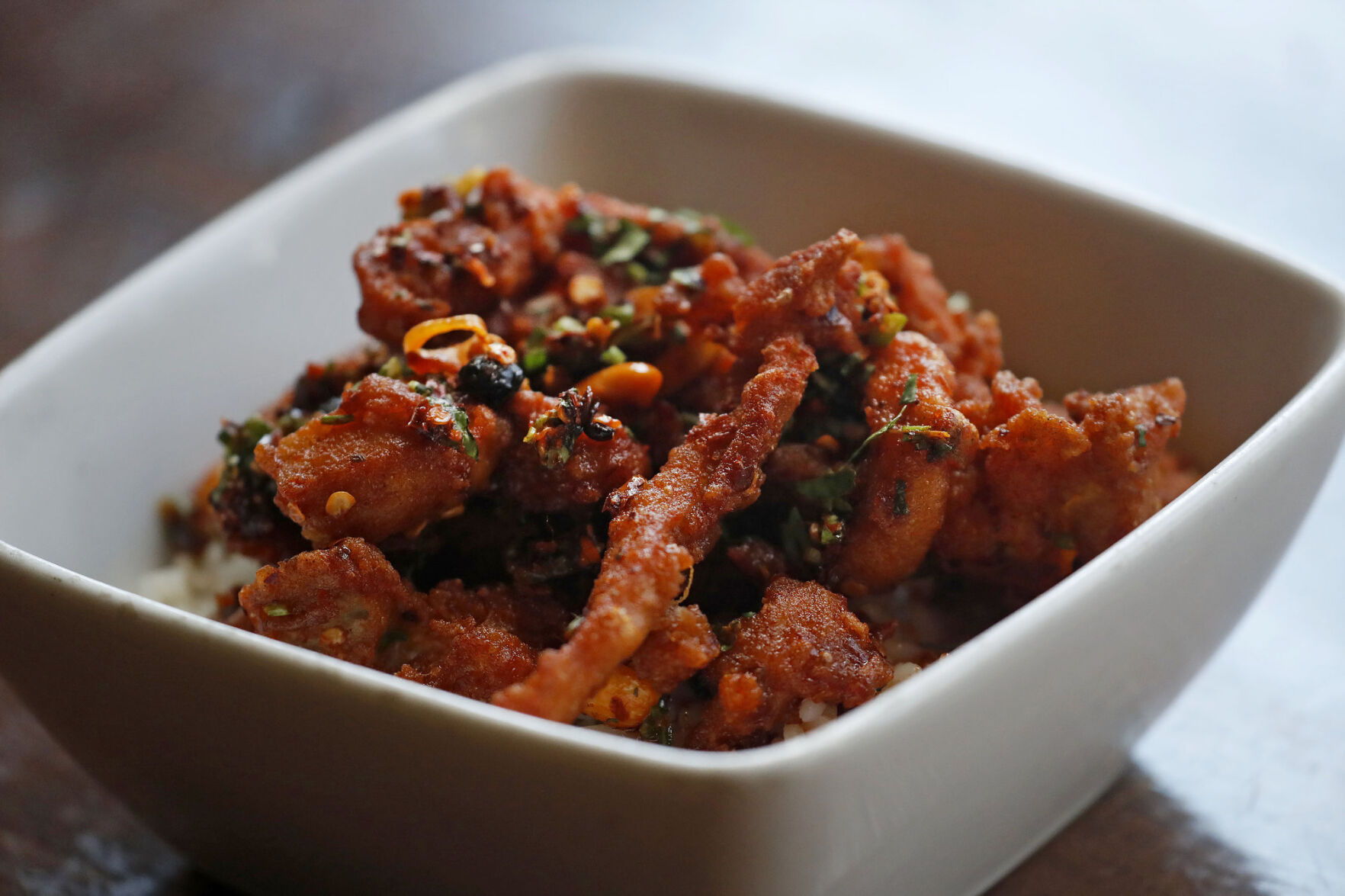 Hot chile chicken at Colter Bay